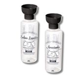 Kit Lavanderia 2 Potes Sabao Liquido E Amaciante 970ml Plasutil