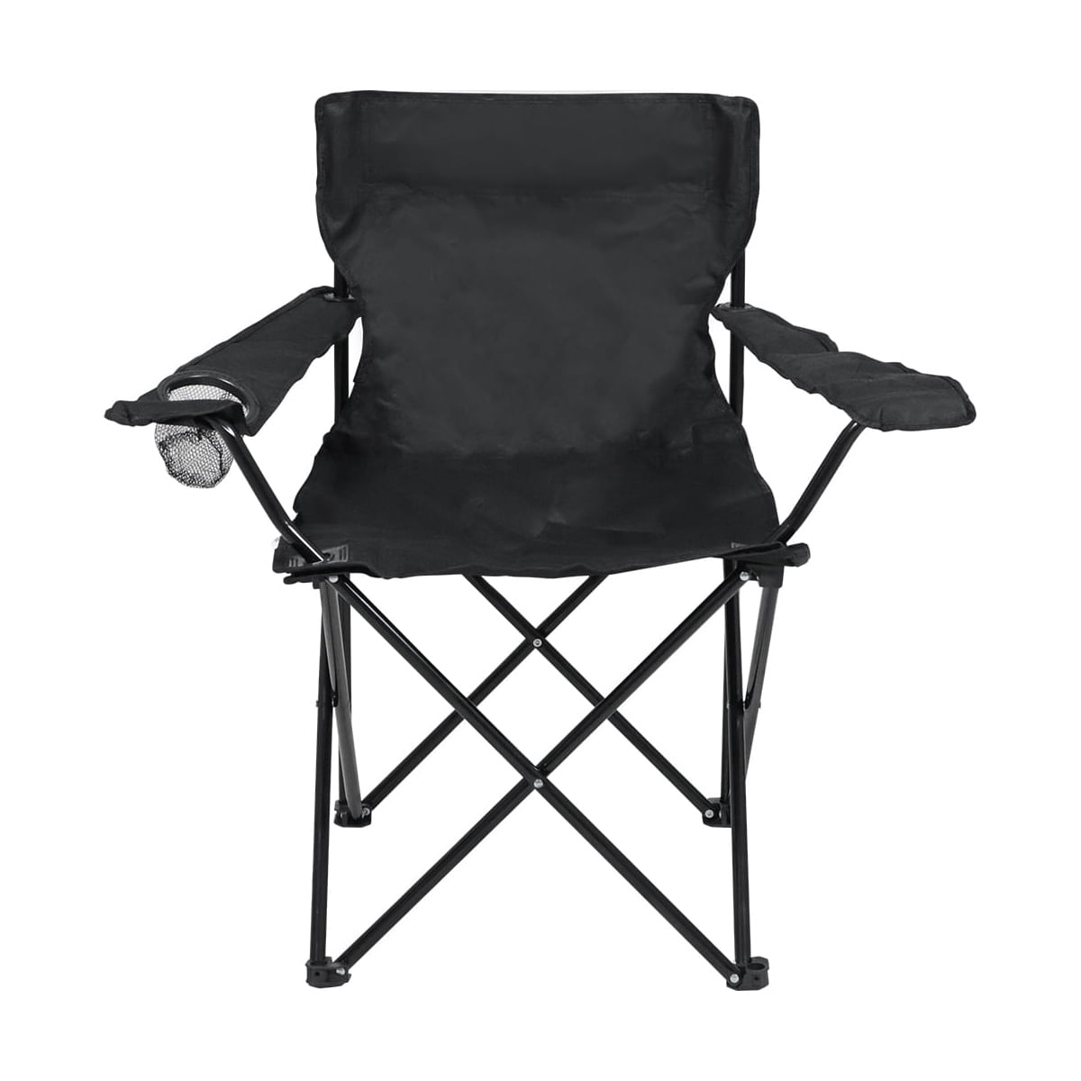 Cadeira Camping Bel Fix Araguaia Comfort Dobrável Porta Copo 48x77x80 Cm