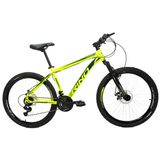 Bicicleta Aro 26 Rino Everest - 21 Vel. Cambios Shimano - Amarelo Neon - 15