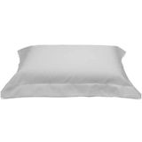 Fronha Buettner Percal 1000 Fios 4 Abas De 7cm Pespontada 50cmx70cm Prata