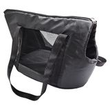 Bolsa De Transporte Pet Dobrável Para Cachorros E Gatos / Leve, Segura Ideal Para Viagens E Passeios Preto