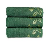 Toalha De Rosto Lmpeter Guadalupe 48cm X 80cm Verde - 03 Unidades