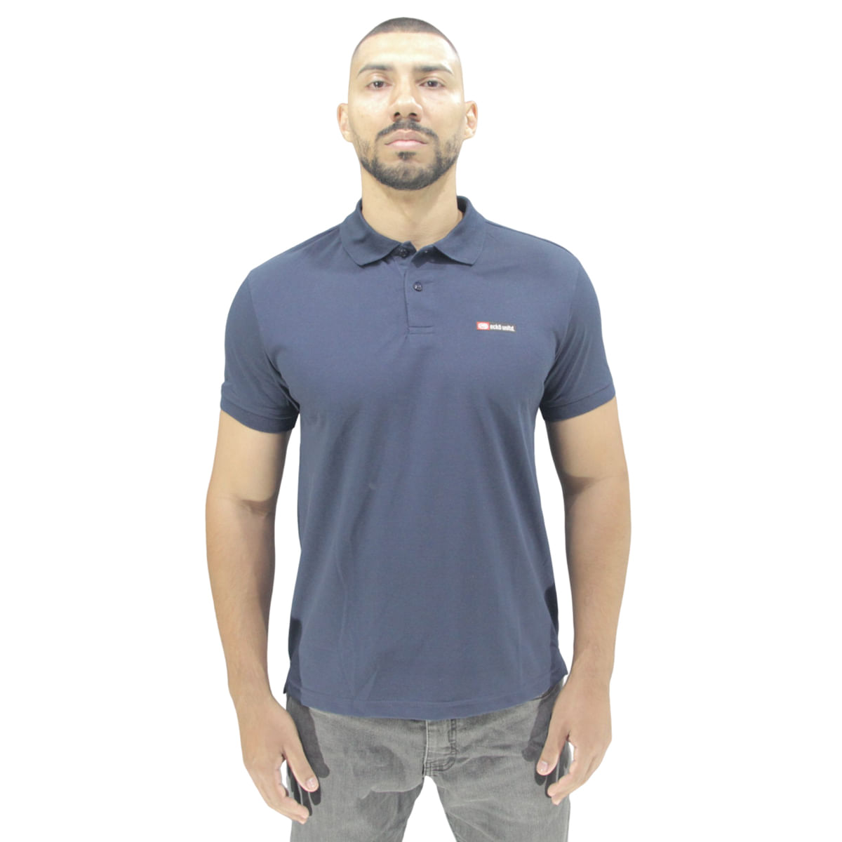 Camisa Polo Ecko Masculina Piquet Label