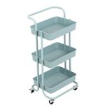 Carrinho Organizador Multiuso Com 3 Prateleiras Ideal Para Salão, Cozinha, Consultório E Mais!