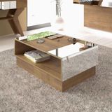 Mesa De Centro Artely Detroit Cor Pinho