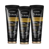 Combo Shampoo Eudora Siàge Regeneração Pós-química 3x 250ml