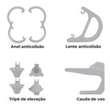 Kit De Proteção Para Dji Neo, 4 Em 1 - Cinza