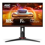 Monitor Gamer Aoc Hero 24 165hz 1ms Ajuste Altura 24g2s/bk
