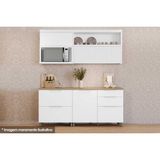 Cozinha Modulada Completa Marquesa Gourmet 4 Peças C4p20 Branca - Nesher