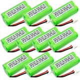 Kit 10 Baterias/pilhas Telefone Sem Fio Intelbras 2,4v