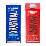 Kit 2 Leite Vegetal Possible: Original, Chocolate