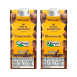 Kit 2x: Leite Vegetal Choconuts Orgânico A Tal Da Castanha 200ml