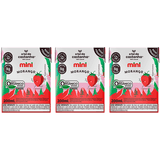 Kit 3x: Leite Vegetal Mini Morango Orgânico A Tal Da Castanha 200ml