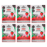 Kit 6x: Leite Vegetal Mini Morango Orgânico A Tal Da Castanha 200ml