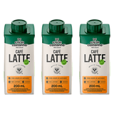 Kit 3x: Bebida Vegetal Café Latte A Tal Da Castanha E 3 Corações 200ml