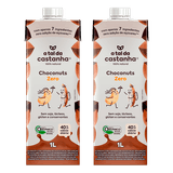 Kit 2x: Leite Vegetal Choconuts Zero Açúcar Orgânico A Tal Da Castanha 1l