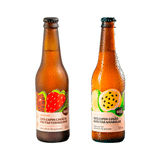 Kit 2 Chás De Capim Limão Brazô 350ml: Frutas Vermelhas, Frutas Amarelas