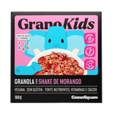 Granola Granokids Shake De Morango Sem Glúten Granosquare 180g