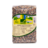 Arroz Cateto Integral Com Vermelho E Negro Orgânico Coopernatural 1kg