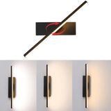 Luminária 30cm Barra Linear Led 3 Cores Giratória 330 Graus