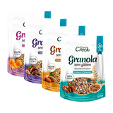 Kit 4 Granolas De Aveia Sem Glúten Leve Croc: Tradicional, Light, Coco E Amêndoas, Zero Açúcar