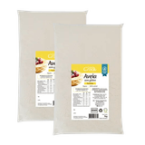 Kit 2x: Farinha De Aveia Sem Glúten Leve Croc 1kg
