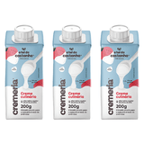 Kit 3x: Creme Culinário Vegetal Cremeria A Tal Da Castanha 200ml