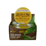 Barra De Frutas Cacau E Banana Orgânica 30g Selva E Paz 12 Unidades