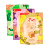 Kit 3 Biscoitos Sem Glúten Alere: Cajulinha, Castanha, Proteico