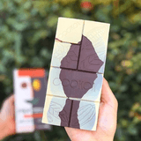 Chocolate Mix Intenso 80% E Branco Cremoso Vegano Cookoa 80g