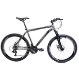 Bicicleta Aro 26 Rino Everest - 21 Vel. Cambios Shimano - Grafite - 17