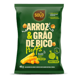 Snack Puffs Arroz E Grão De Bico Cebola E Salsa Solo Snacks 45g