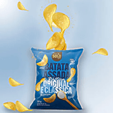 Chips De Batata Inglesa Rústica Assado Original Solo Snacks 50g