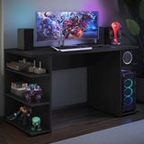 Mesa Para Computador Escrivaninha Gamer 9409 Madesa - Preto