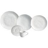 Aparelho De Jantar 30 Peças Orgânico New White Porto Brasil