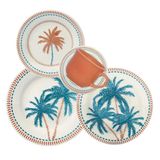 Aparelho De Jantar 30 Peças Donna Caribe Oxford
