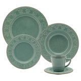 Aparelho De Jantar 30 Peças Mendi Malaquita Oxford