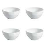 Conjunto De Cumbucas 04 Peças 560ml Orgânico New White Porto Brasil