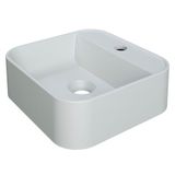 Cuba Pia Para Banheiro Quadrada 32cm Ágata C08 Cinza Mpozenato