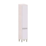 Paneleiro De Cozinha 40cm 2 Portas 4 Prateleiras Art Luciane Pátina-cinza Cristal