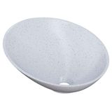 Cuba Pia Para Banheiro Meia Lua 39cm Thaís C08 Branco Granit Mpozenato
