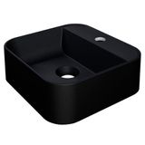 Cuba Pia Para Banheiro Quadrada 32cm Ágata C08 Preto Mpozenato