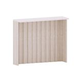 Bancada Ilha 120cm Art Luciane Móveis Pátina-cinza Cristal