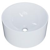 Cuba Pia Para Banheiro Redonda 26cm Celine C08 Branco Mpozenato