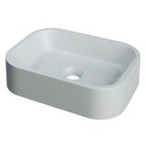 Cuba Pia Para Banheiro Retangular 38cm Dalila C08 Cinza Mpozenato