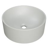Cuba Pia Para Banheiro Redonda 34cm Sara C08 Cinza Mpozenato