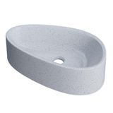 Cuba Pia Para Banheiro Gota 43cm Maitê C08 Branco Granit Mpozenato