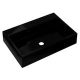 Cuba Pia De Apoio Para Banheiro Retangular 55cm Ivy C08 Preto Mpozenato