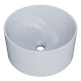 Cuba Pia Para Banheiro Redonda 26cm Celine C08 Branco Granit Mpozenato