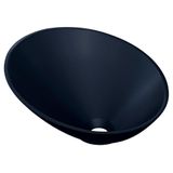 Cuba Pia Para Banheiro Meia Lua 39cm Thaís C08 Preto Mpozenato